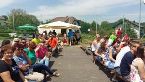 Na otvoritev so prišli številni krajani.